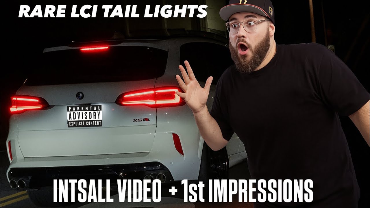 Задние фонари BMW X5M Competition LCI | Как установить