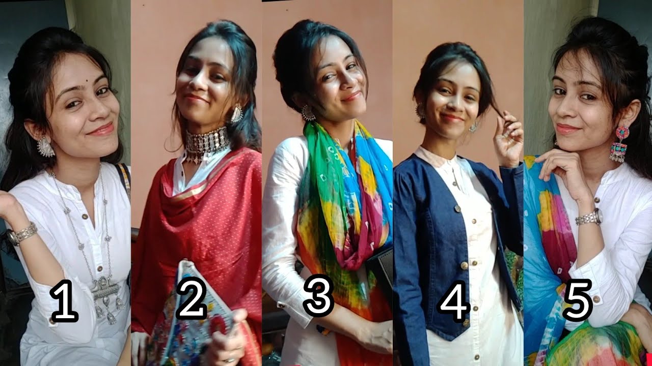 5 Ways To Style White Kurti | Soumita Sarkar | 