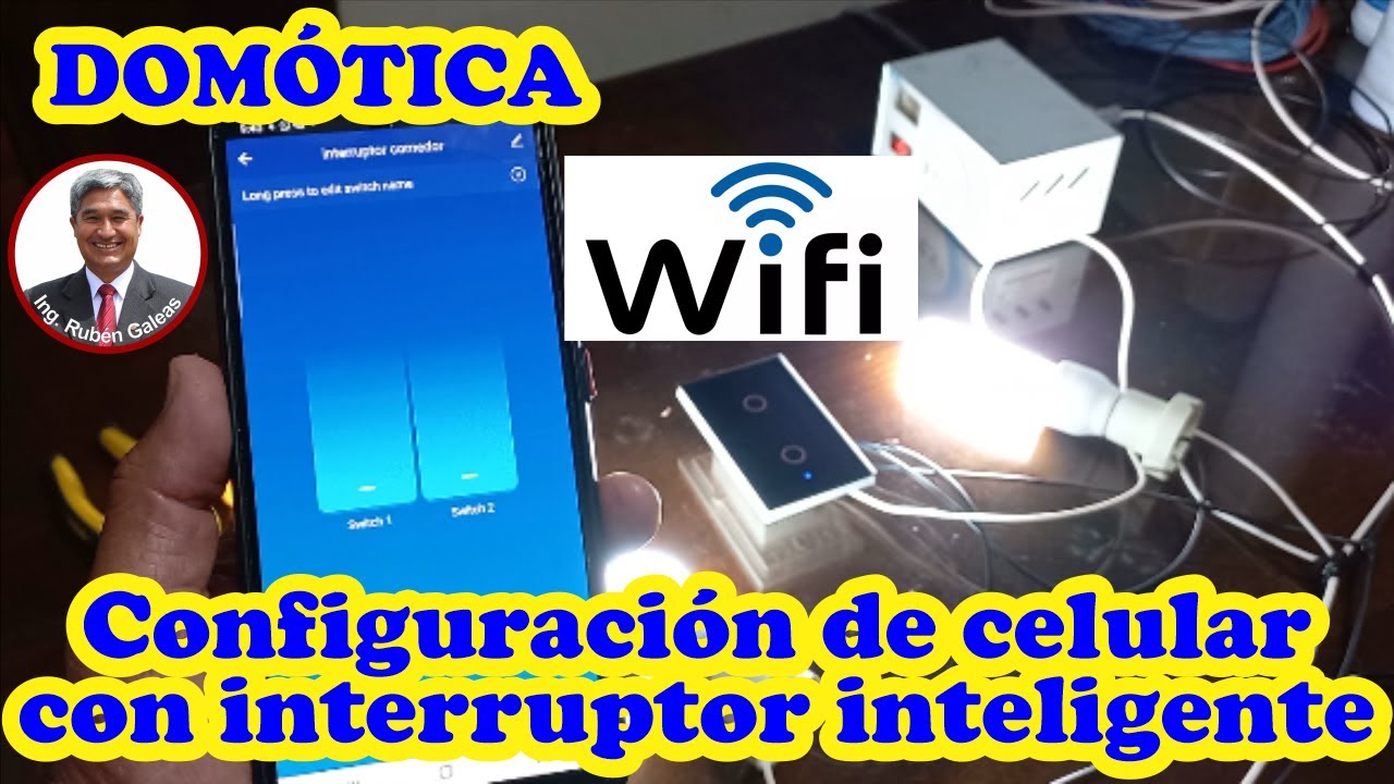 💥Configuraci&oacute;n de INTERRUPTOR INTELIGENTE para controlar por Celular. Aplicativo SMART LIFE.