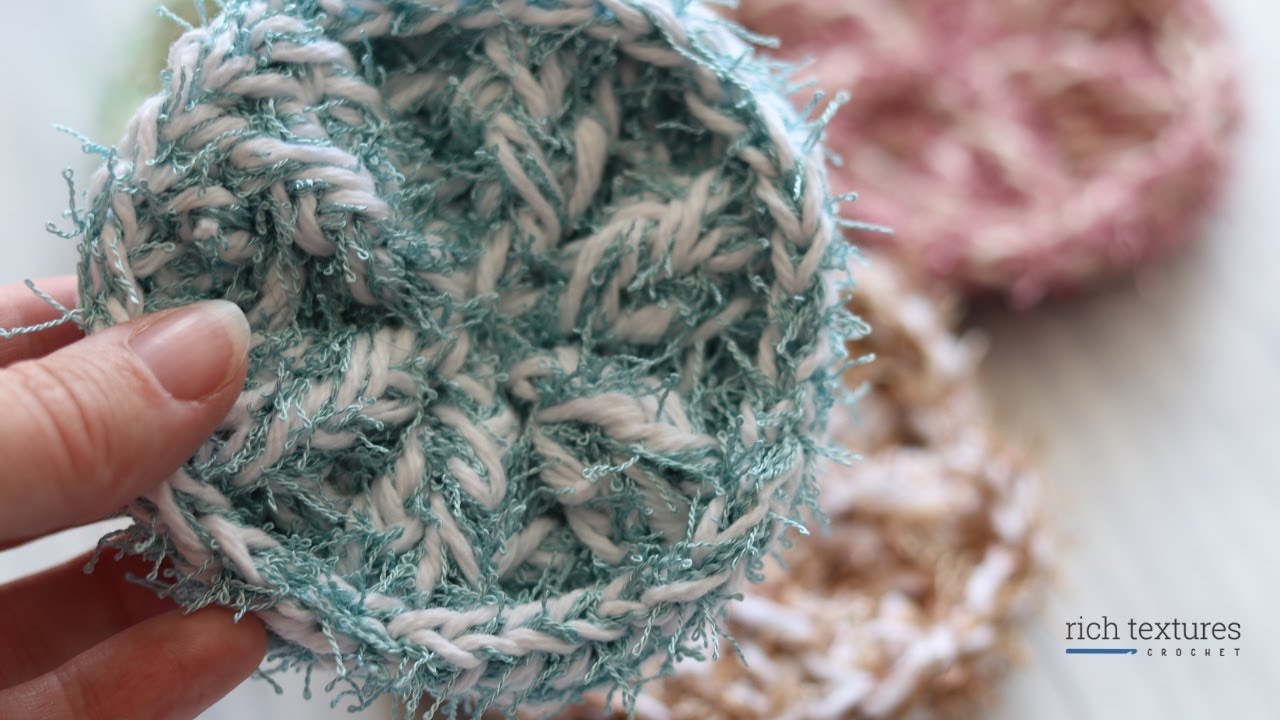 Sand Dollar Scrubby Crochet Pattern