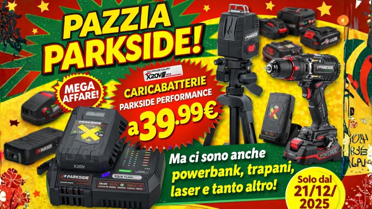 LIDL FA SUL SERIO! Il 🔥 OFFERTA ASSURDA a &euro; 39! (guardalo fino alla fine) #faidate #parkside