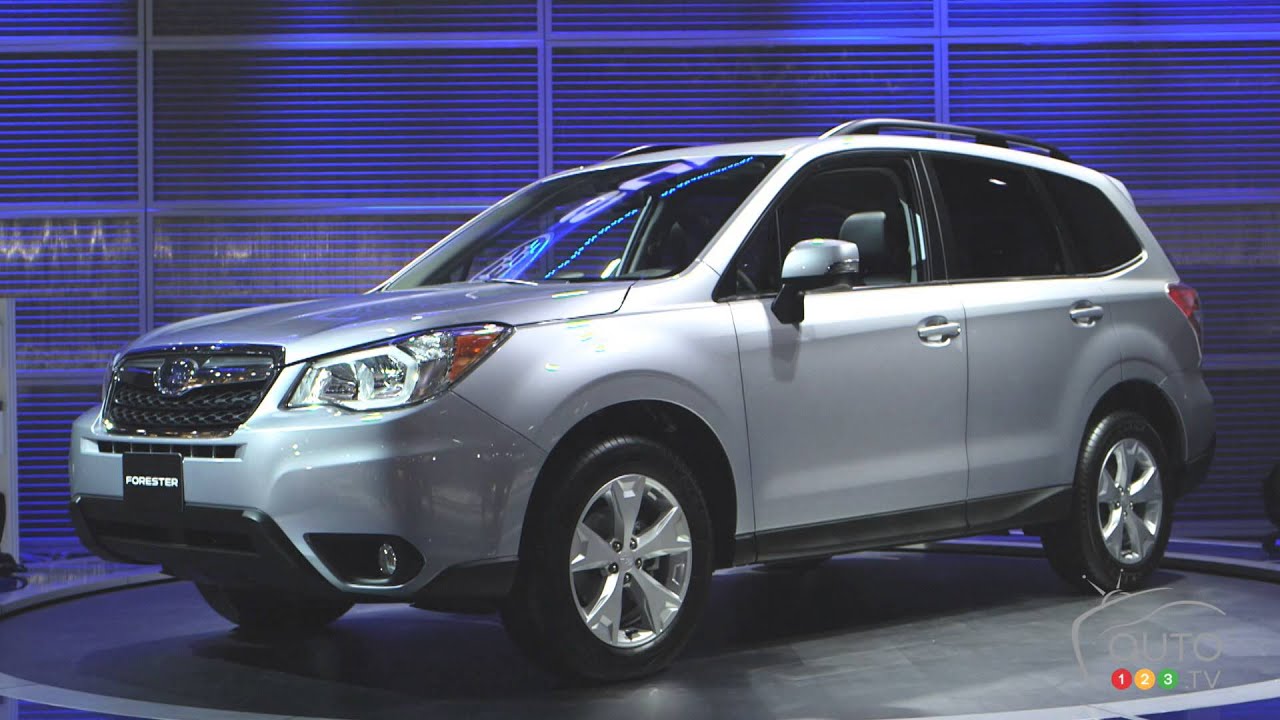 2014 Subaru Forester Canadian Premier at Montreal Autoshow (Executive interview)