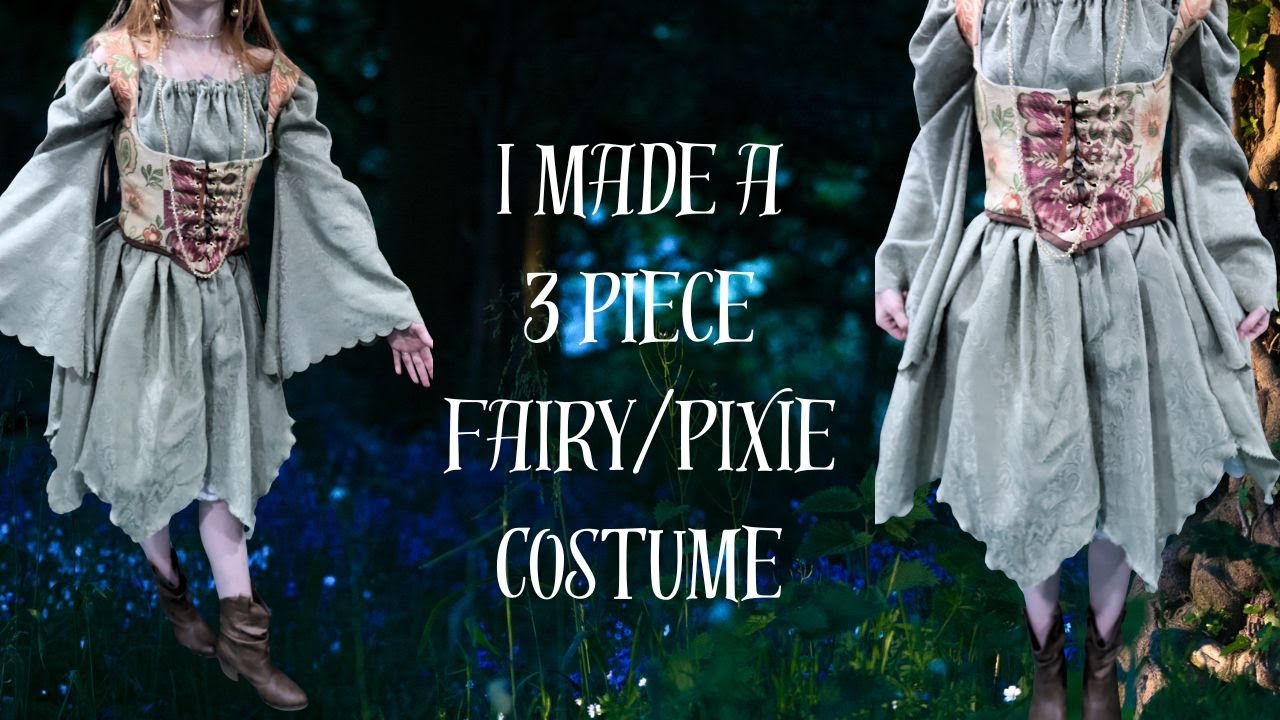 I made a 3 piece Fairy/Pixie Outfit/Costume