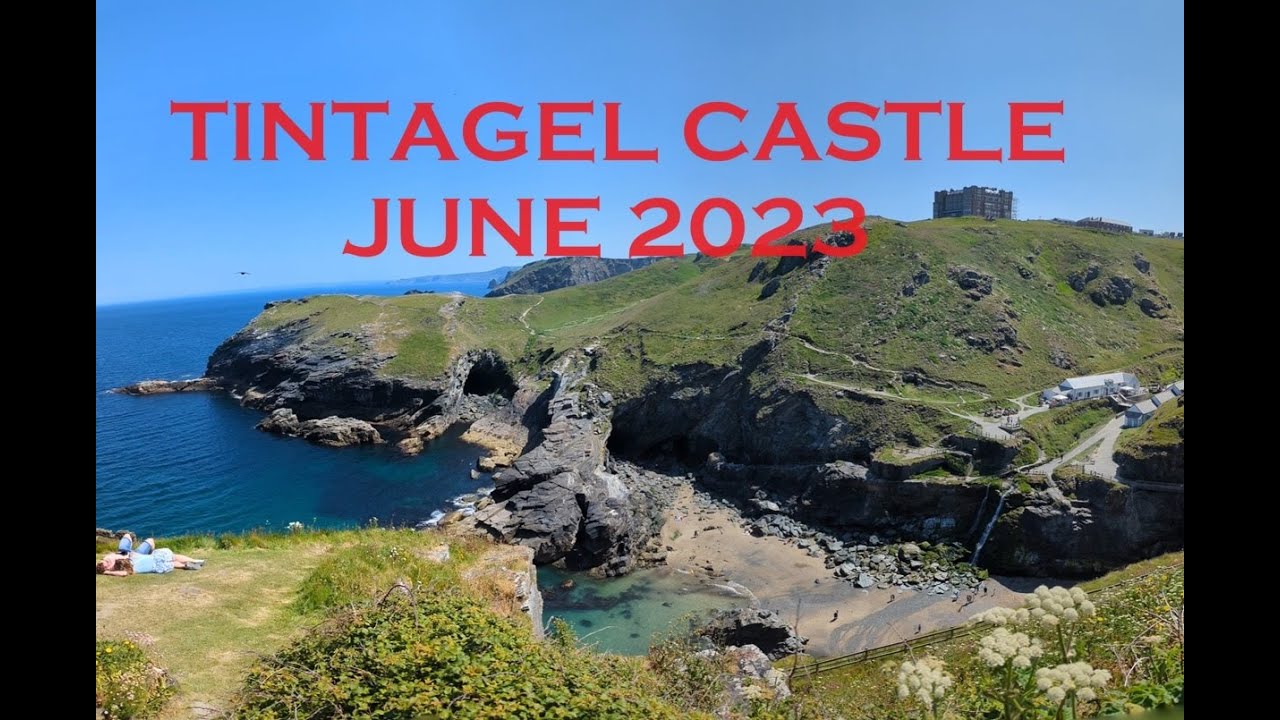 Tintagel Castle with the gang June 2023