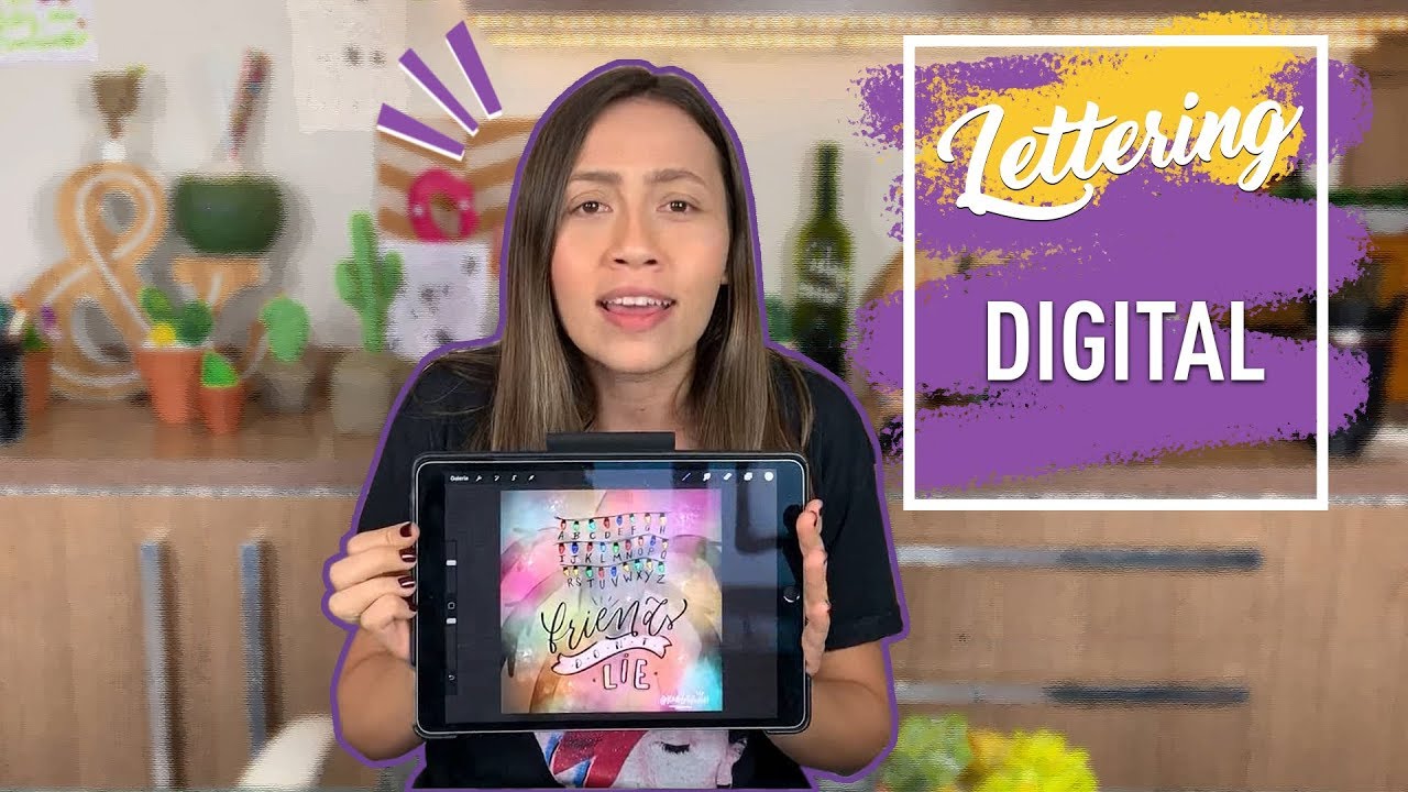 Como criar um LETTERING no IPAD | Karol Stefanini