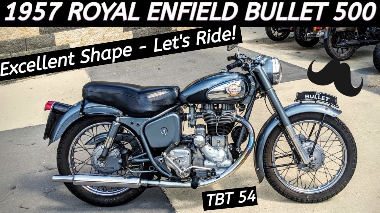 Beautiful 1957 Royal Enfield Bullet 500 - Let's Ride! Wahoo! TBT 54