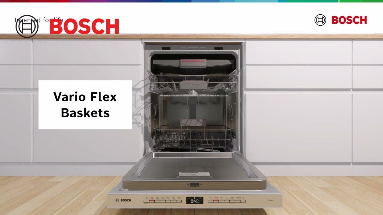 Bosch Dishwasher Features - Vario Flex Baskets