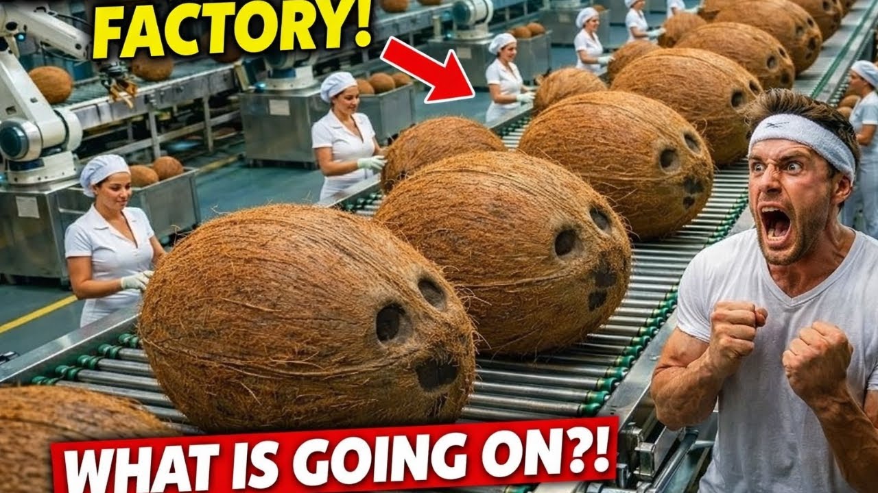 Inside a Modern Coconut Processing Factory You&rsquo;ve Never Seen Before - From Raw to Finished.