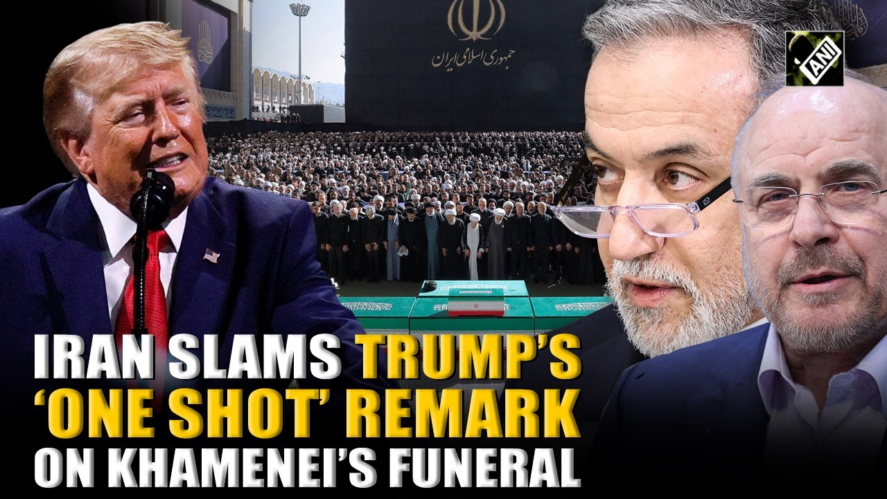 Iran slams Trump&rsquo;s &lsquo;one shot&rsquo; remark as millions pour in for Ayatollah Khamenei&rsquo;s funeral in Tehran