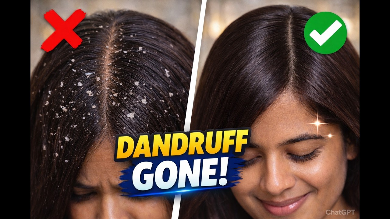 Stop Dandruff Naturally | Simple Tricks That Actually Works