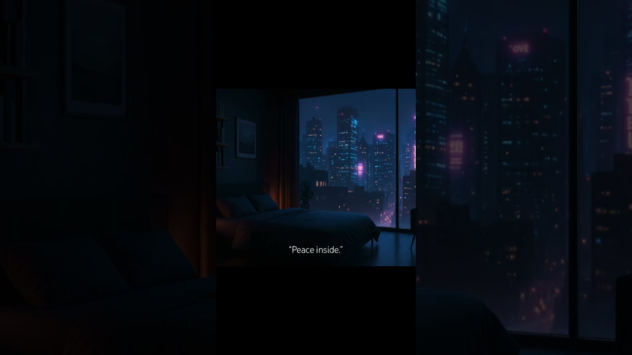 A Neon City Rain Scene to Calm Your Mind 🌧️ 