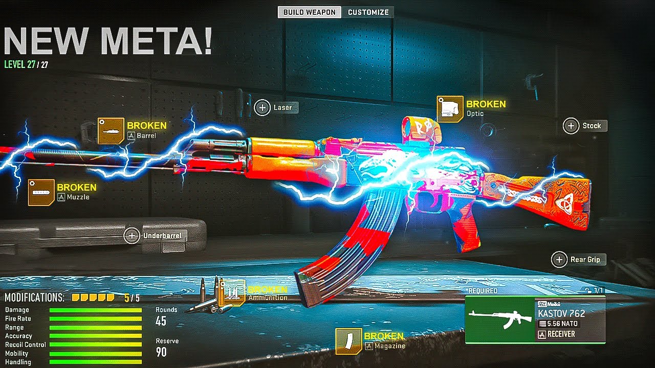the *BROKEN* KASTOV 762 LOADOUT on VONDEL PARK! ( Best KASTOV Class Setup ) MW2