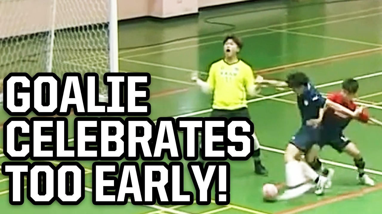 Premature celebration has the goalie looking ridiculous | Things You Missed