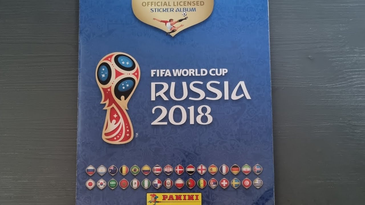 Panini fifa world cup 2018 full stickeralbum!