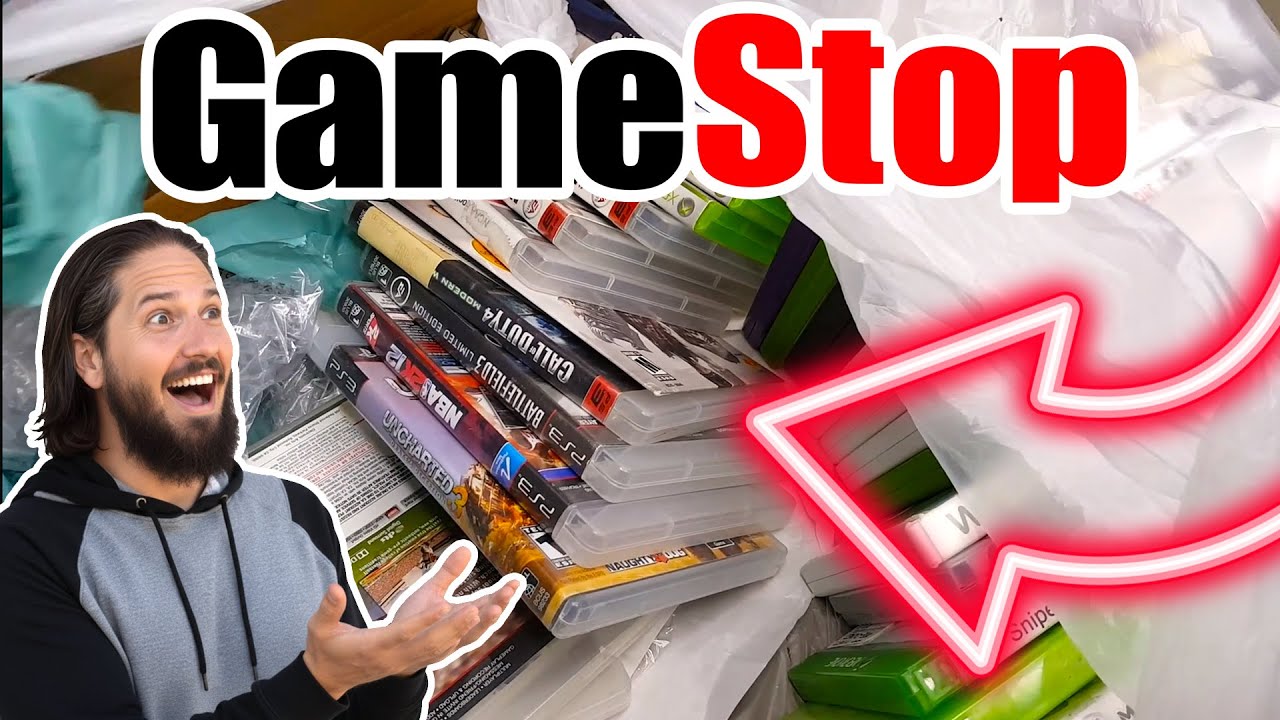 GameStop Dumpster Diving Scored Me Tons of Games!