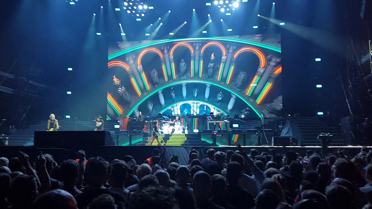 GUN N' ROSES 6/6-18 ODENSE*DK*PARADISE CITY *LAST NUMBER*