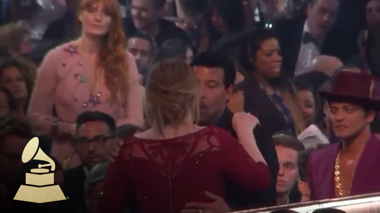 Adele, Lionel Ritchie, and Bruno Mars| Audience Cam | 58th GRAMMYs