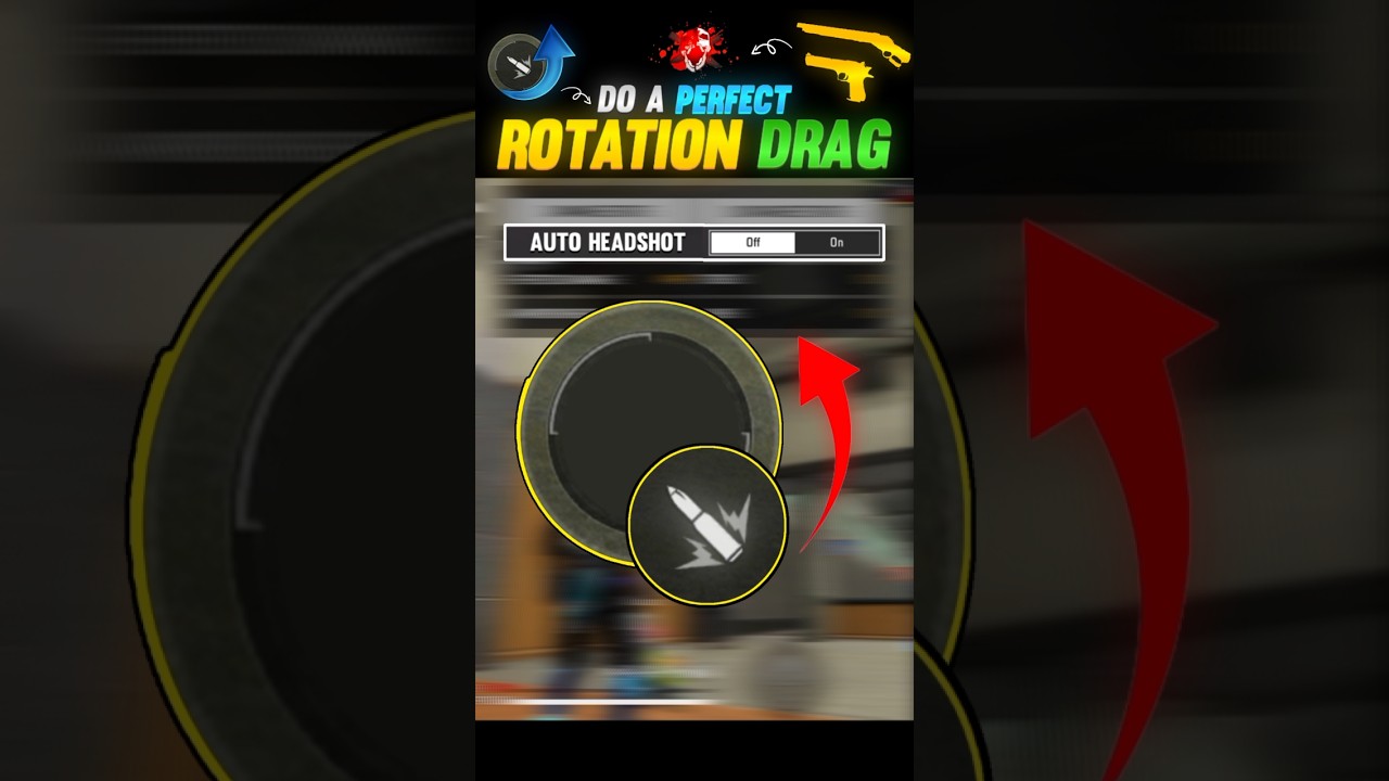 Do A Perfect Rotation Drag 🎯 || [ Day-3 ] #freefire #shorts
