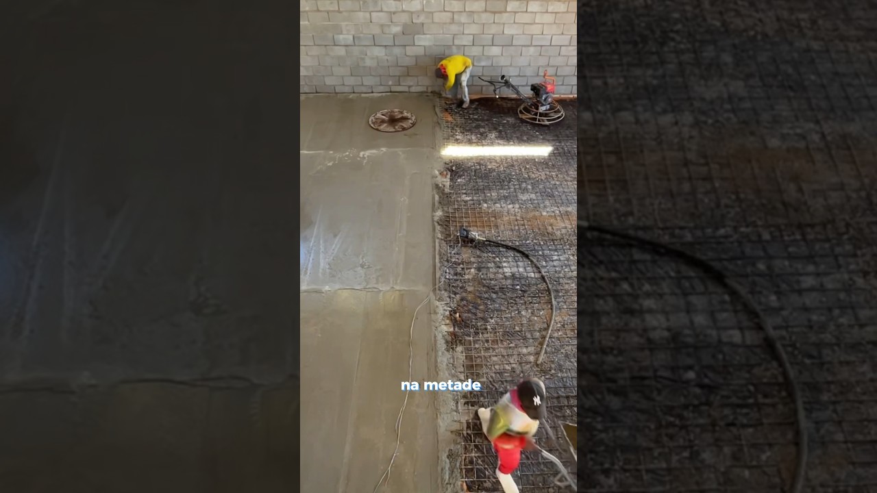 Piso de concreto polido em 2 dias!