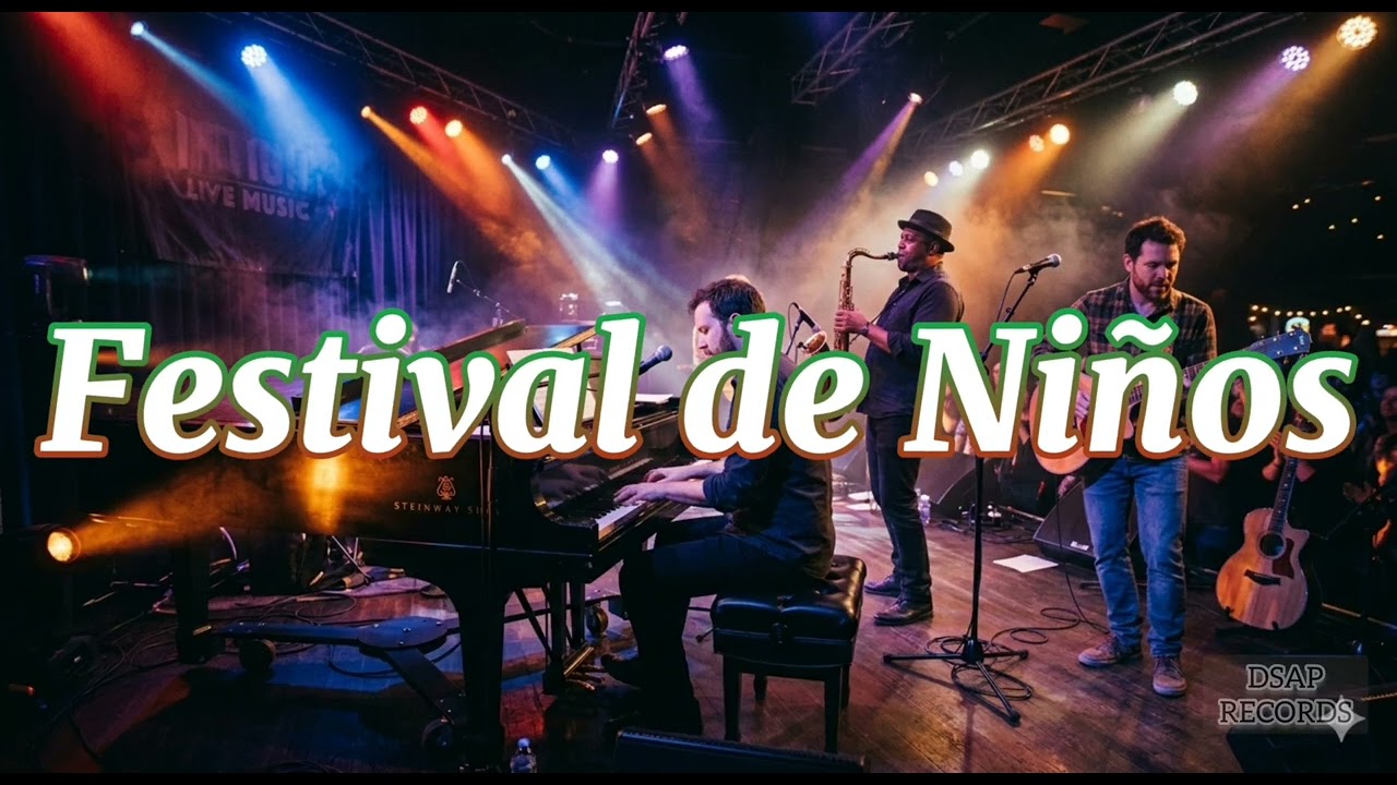 Festival de Ni&ntilde;os con Piano, Saxof&oacute;n y Guitarra ac&uacute;stica