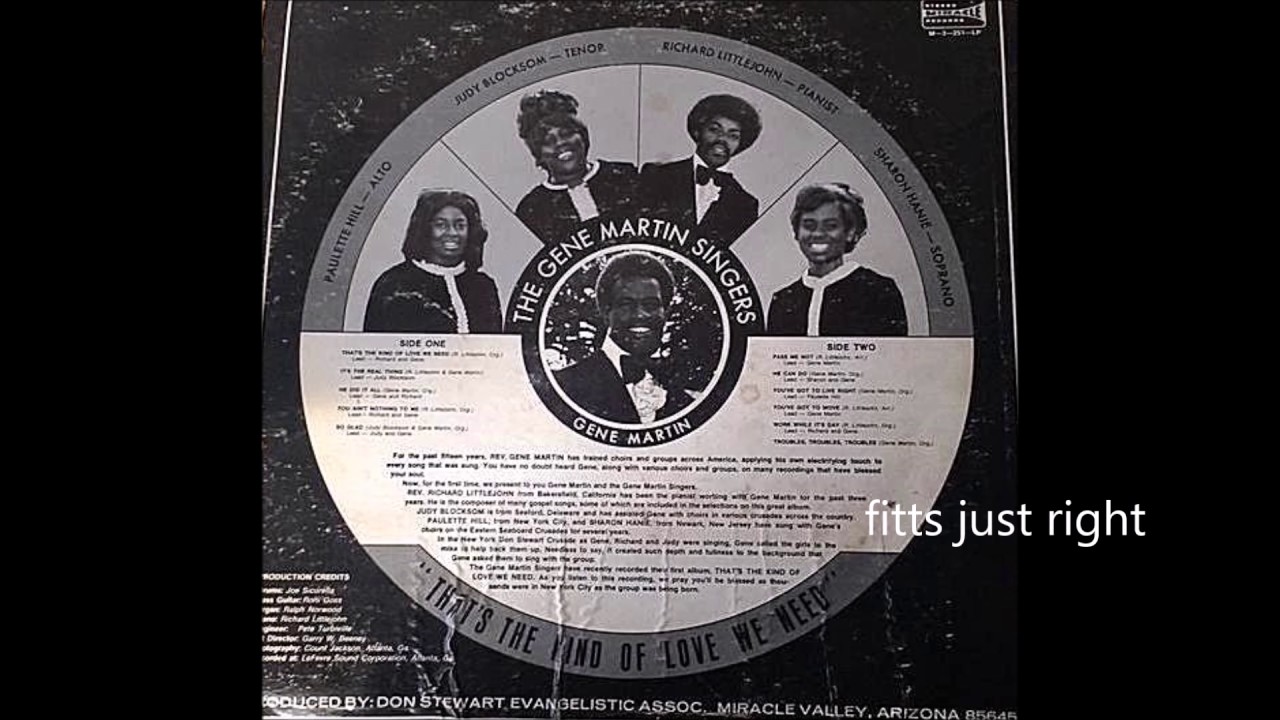 Gene Martin ~ THAT'S THE KIND OF LOVE (FULL ALBUM)