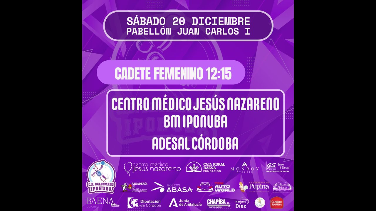 Centro Médico Jesús Nazareno Balonmano Iponuba - ADESAL (Cadete Femenino)