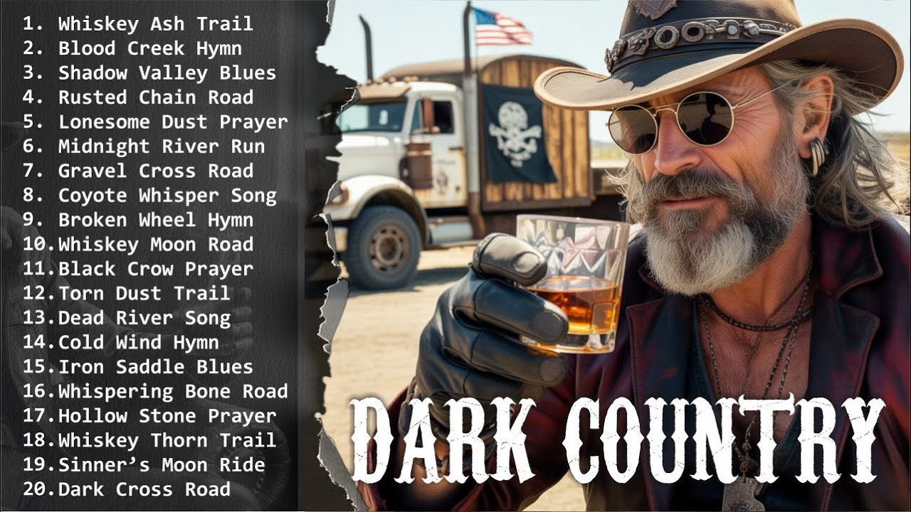 Dark OutLaw Country Rock Music LIVE Radio | Dark Country, Dark Blues and Outlaw Country