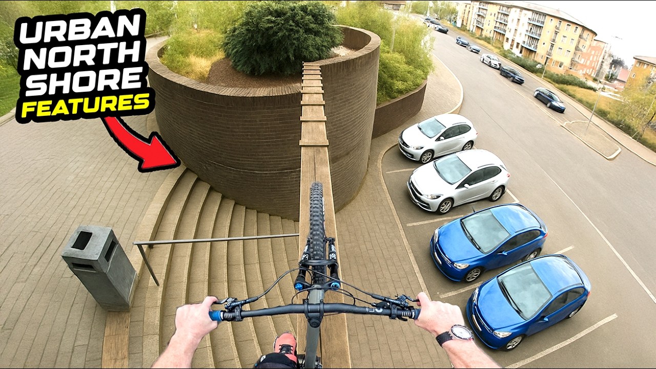 BRINGING WOODEN MTB FEATURES TO THE CITY - URBAN NORTH SHORE IS SICK!