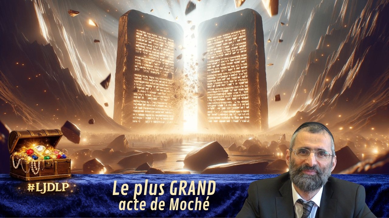 Le plus GRAND acte de Moïse, le prince d'ISRAËL - #LJDLP - Rav Ron Chaya