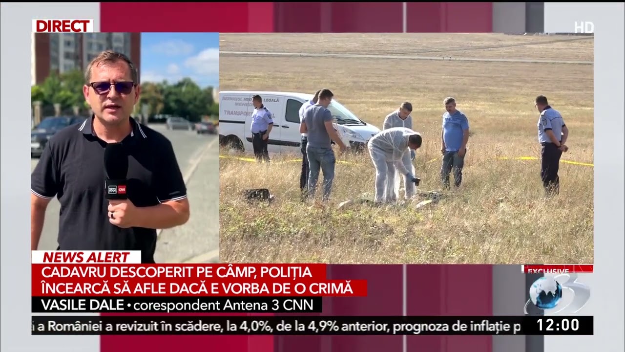 Un cadavru a fost găsit pe un câmp din Vrancea