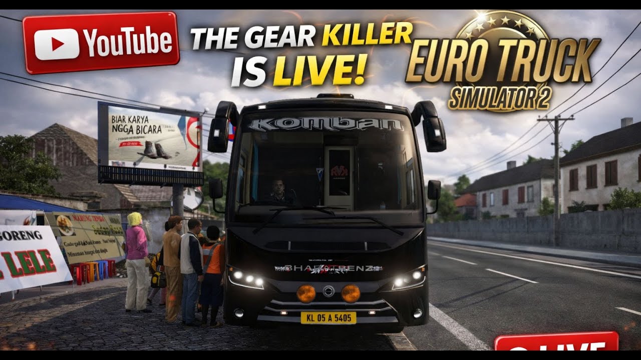 Live ETS2 🚍 | Indian Style Bus Drive | THE GEAR KILLER IS LIVE - 18