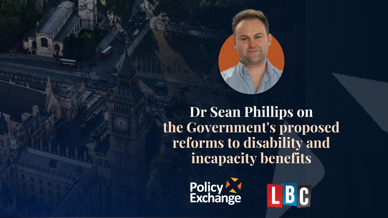 Sean Phillips discusses the Government's proposed reforms to disability and incapacity benefits