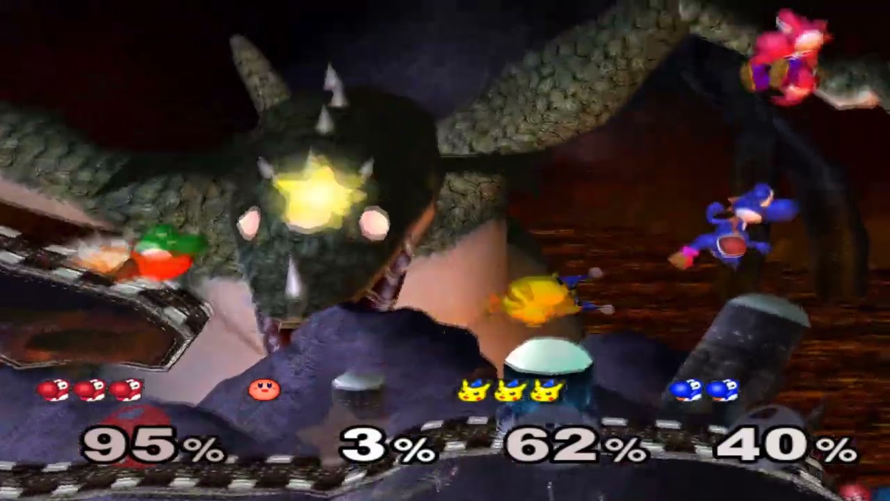 Super Smash Bros Melee (GCN) Melee VS Stock Team Match #130