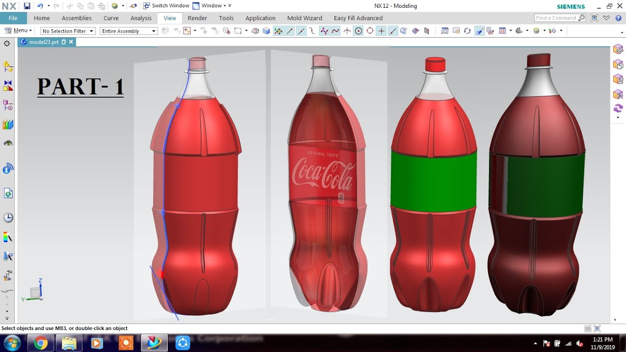 NX CAD # tutorial PART - 1 