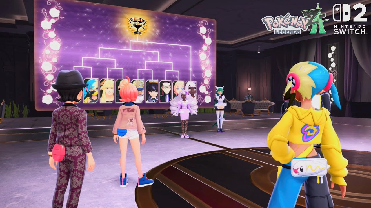 Pokémon Legends Z-A: Event Hall, Battle Tournament 1st Round & 3rd - Canari, Ivor & Corbeau (SW2)