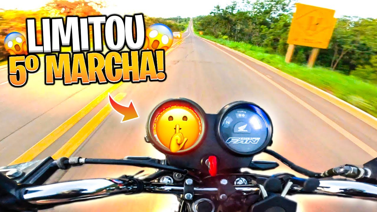 VELOCIDADE MÁXIMA DA CG 125 FAN 2008!