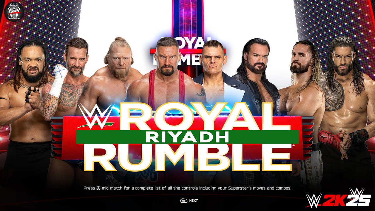 WWE 2K25 Royal Rumble 2026 | Roman, Brock, Cody, Seth