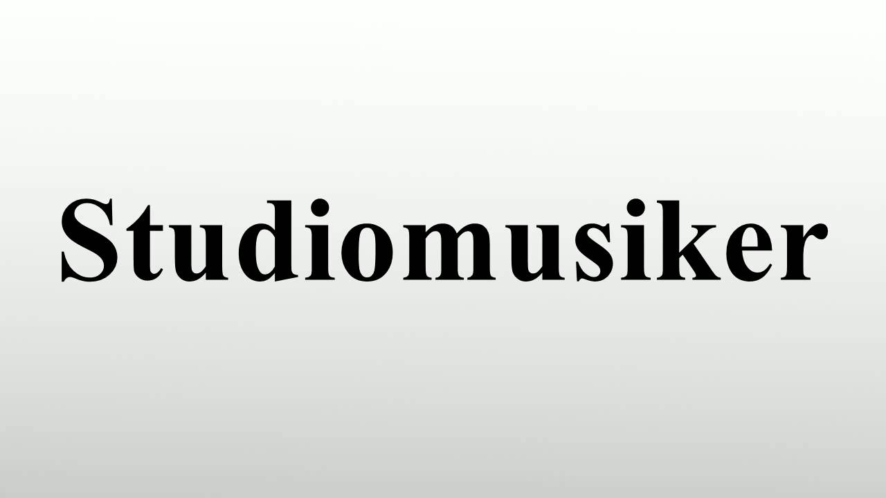 Studiomusiker