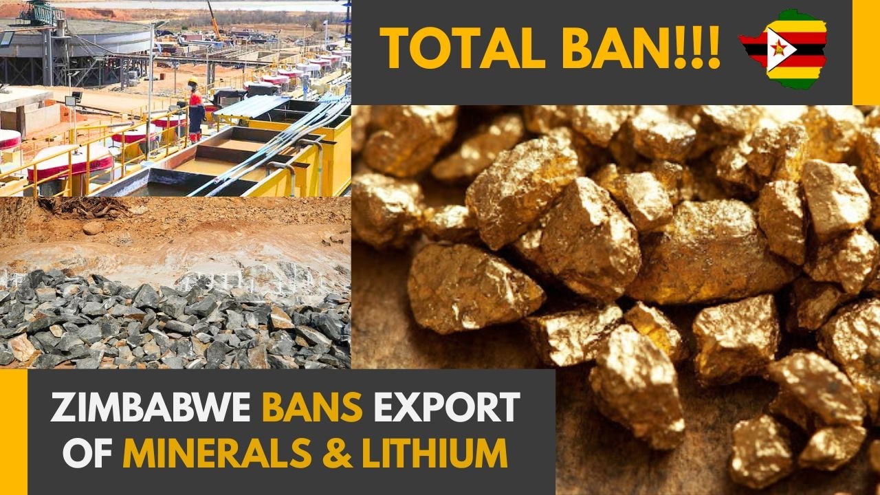 Zimbabwe Bans Export of All raw minerals with immediate effect  | Zimbabwe news today