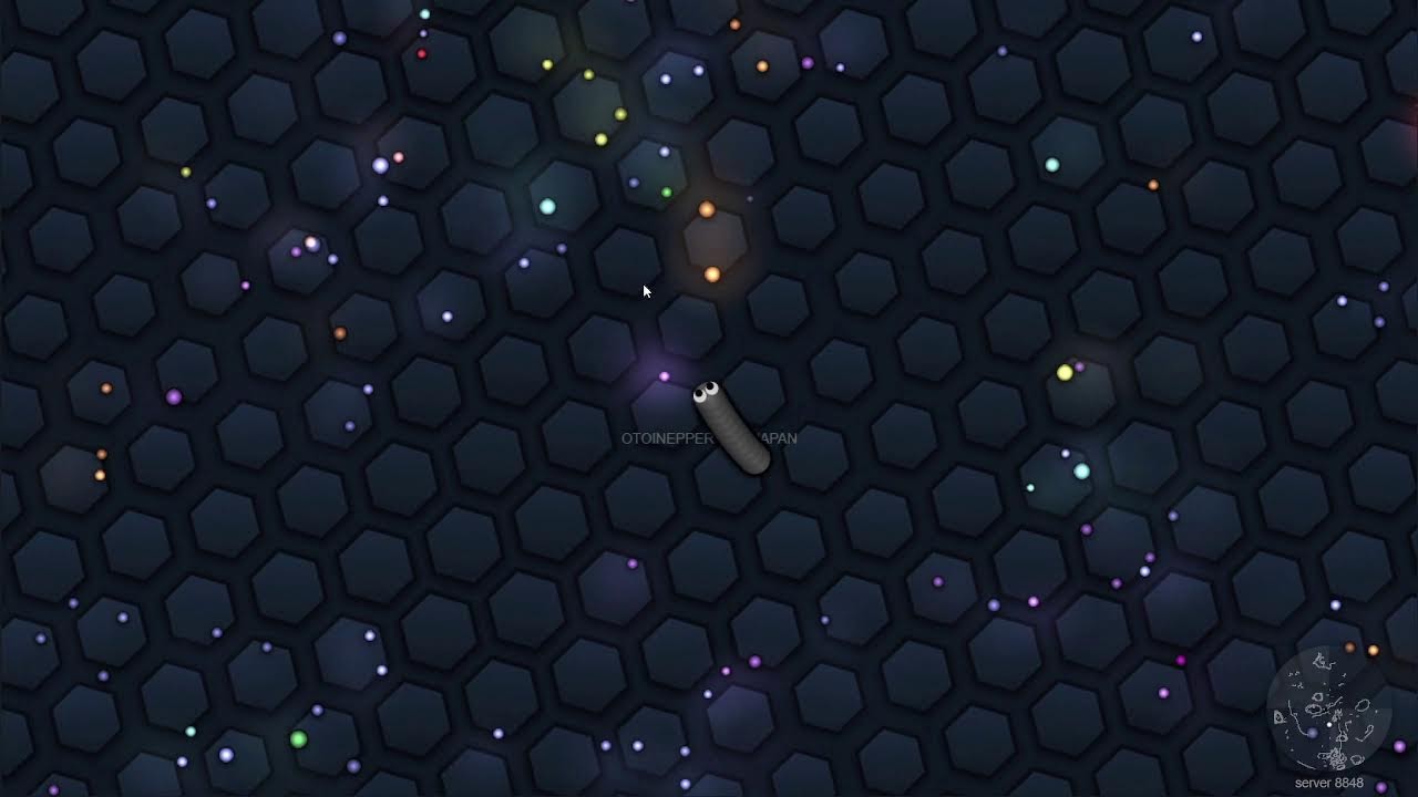 【ライブ配信】slitherio(スリザリオ) 8848流星サーバー