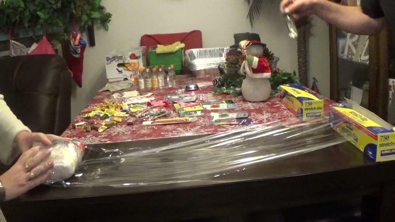 Christmas Game ideas (Saran Wrap Ball!)