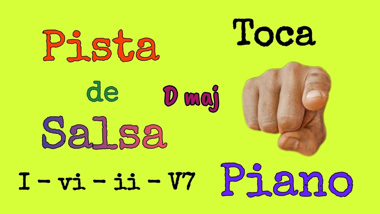 Backing Track Salsa | Re Mayor | Pista Para Piano