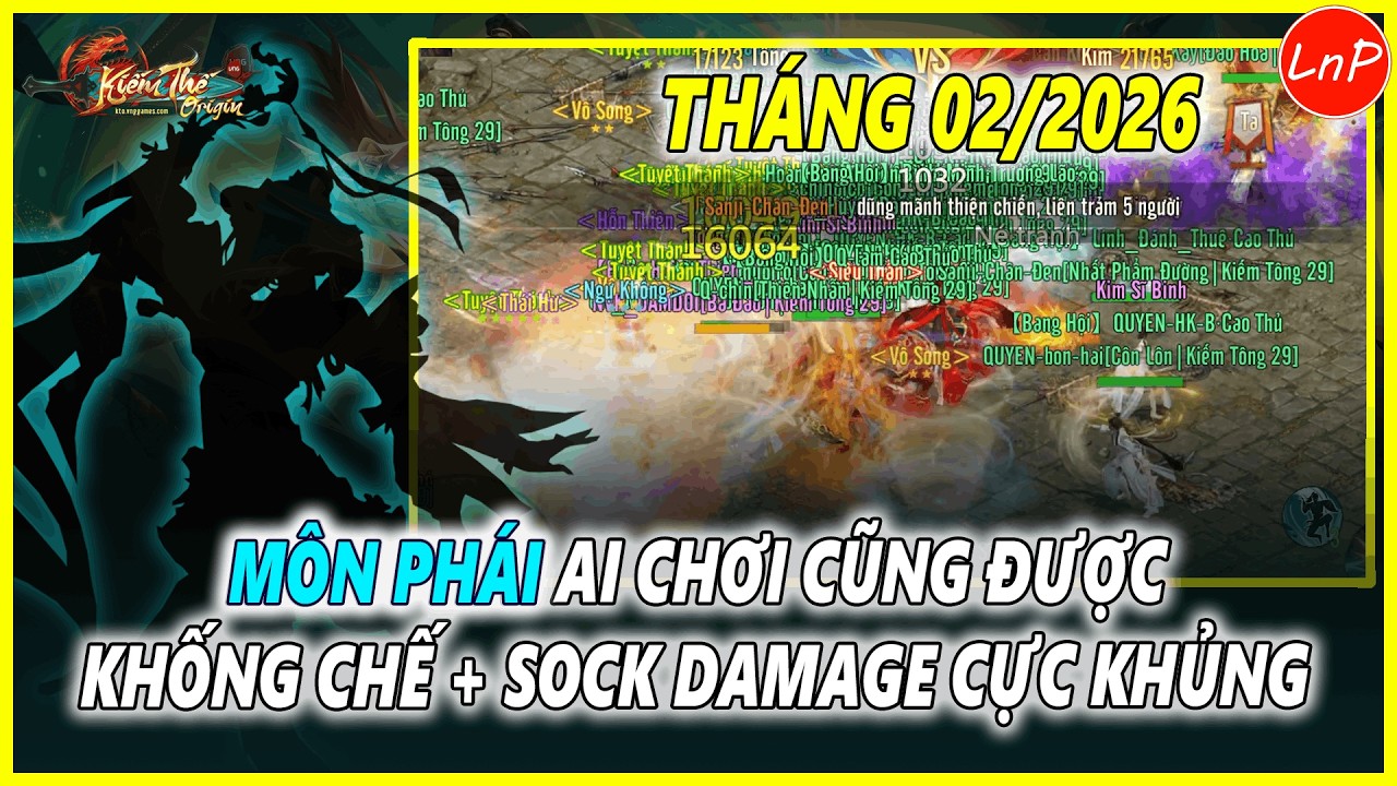 KIẾM THẾ ORIGIN - MÔN PHÁI CỰC DỄ CHƠI AI CHƠI CŨNG ĐƯỢC KHỐNG CHẾ SOCK DAMAGE CỰC KHỦNG