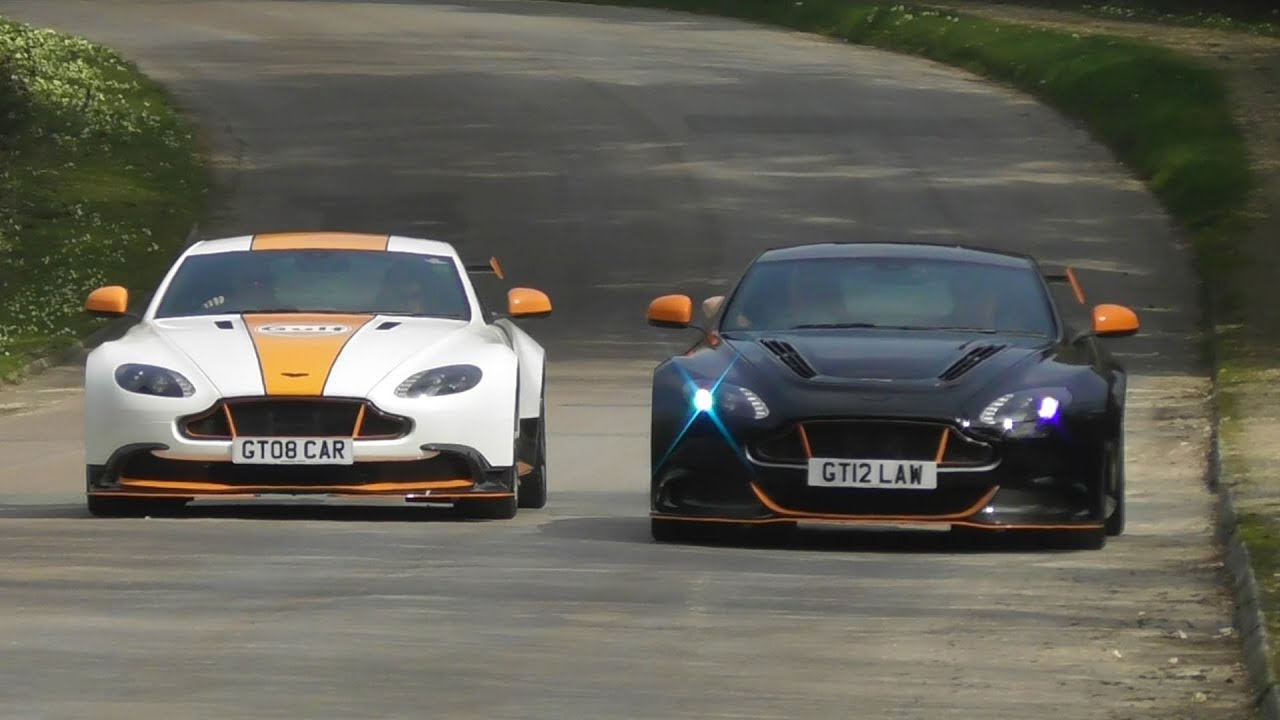 Aston Martins Leaving a Car Show, April 2019  (pt4)
