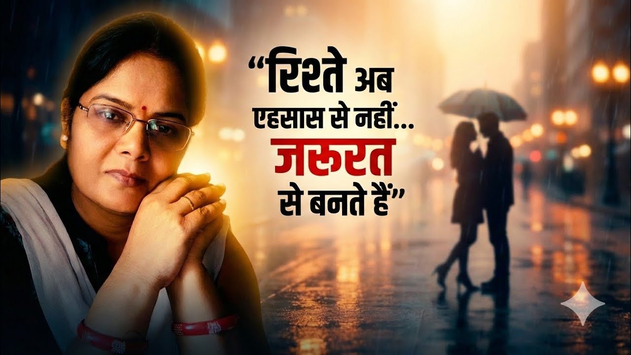 रिश्ते अब एहसास से नहीं… जरूरत से बनते हैं