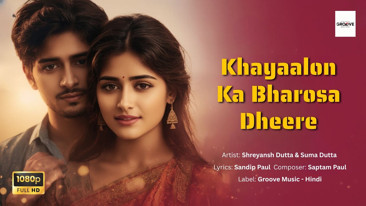 Khayaalon Ka Bharosa Dheere| Heart Touching Romantic Song | 80s–90s Bollywood Vibe