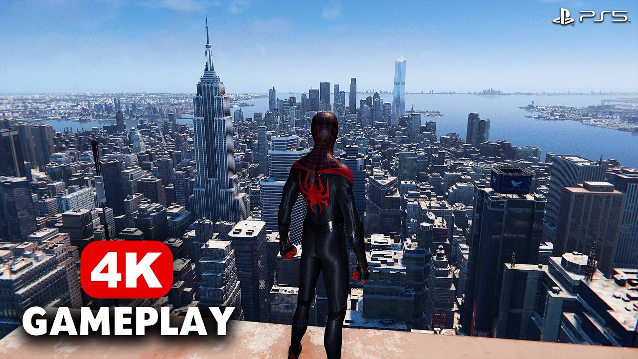 Spider-Man Miles Morales (PS5) Free Roam Gameplay in 4K 60FPS HDR + Ray Tracing