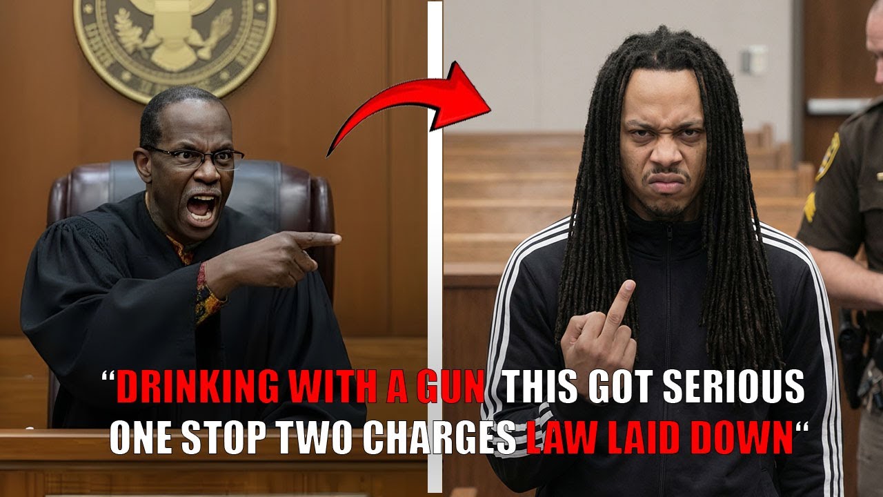 Drunk With a Gun  Judge LAYS DOWN the LAW Judge Simpson