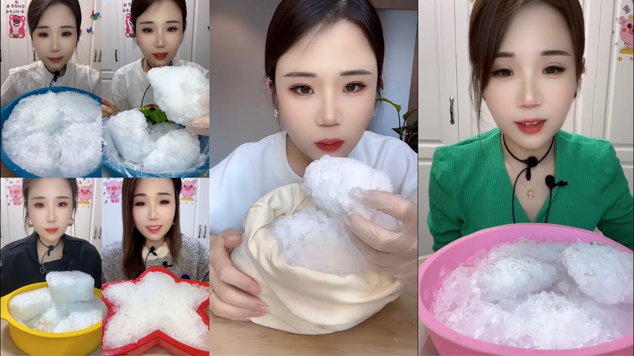 [ASMR]YY Clear Ice|Hard Ice|Crushed Ice|White Ice|Ice Eating|SOLO|#Clearice