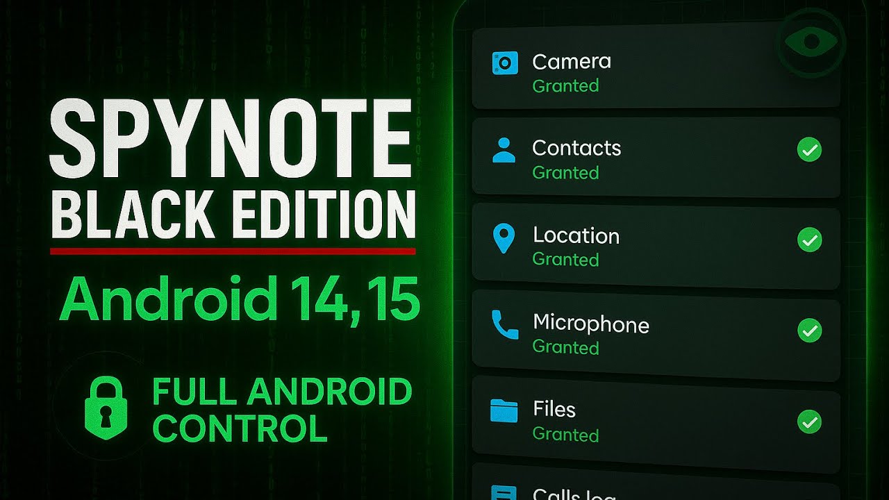 Spynote Pro 7.3.1 Rat Android Hacking demo | ( Android 14 , 15 ) #playprotectbypass #hacking2025 